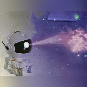 Astronaut Star Projector Night Light ( with video)